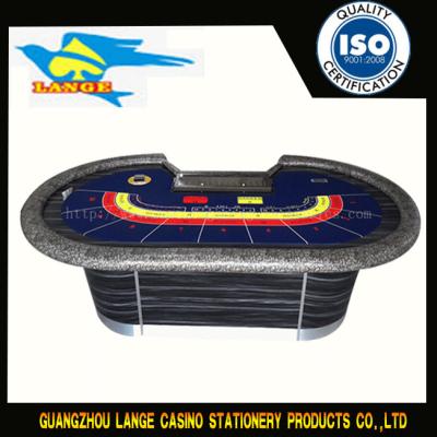 China Casino Rectangular MDF Custom Roulette Table / Folding Poker Table for sale