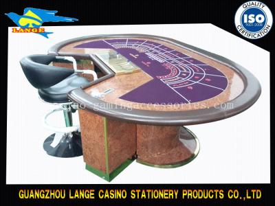 China Luxury Casino Galaxy Baccarat Table For 8/9/10 Player for sale