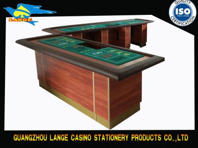 China 84 Inch Luxury Hard Six Craps Practice Table Casino Game Table Customized for sale