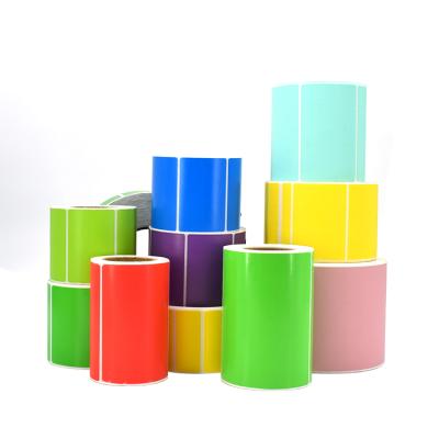 China Wholesale Waterproof Waterproof Vinyl Sticker Thermal Printable Vinyl Sticker Paper Roll for sale