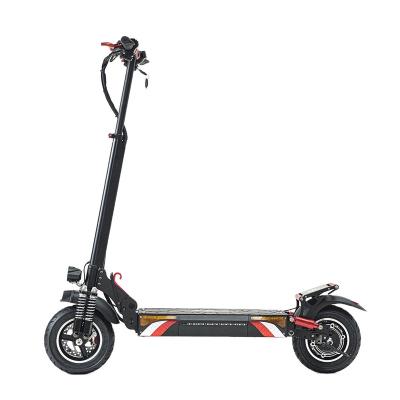 China Overseas IE 500w 48v electric folding scooter unisex CE certification 10 inch off-road electric scooter for adults 005A for sale