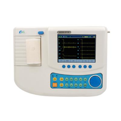 China BESTMAN ECG-213 Plastic Medical ECG Diagnostic Equipment With Touch Screen for sale