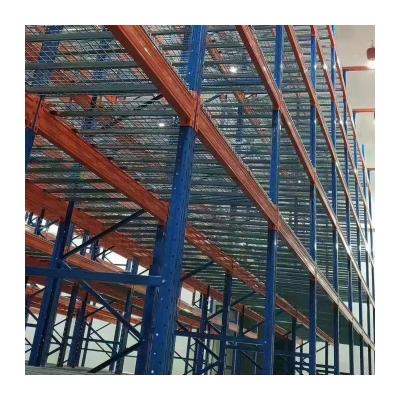 China Corrosion Protection Wholesale China Supplier Warehouse Wire Mesh Deck Galvanized Rack Heavy Duty Storage Rack for sale