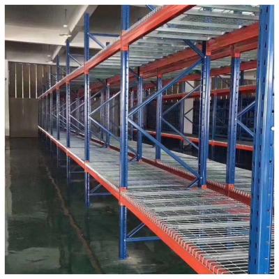 China Heavy Duty Corrosion Protection Warehouse Storage Pallet Racking Galvanized Wire Mesh Decking for sale