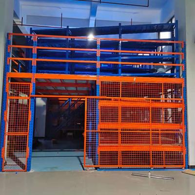 China Corrosion Protection Customized Heavy Duty Loft Warehouse Shelves Industrial Pallet Storage Goods Shelves for sale