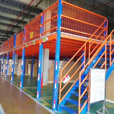 China High Quality Corrosion Protection Industrial Control Driven Pallet Racking System Warehouse Loft Racking for sale