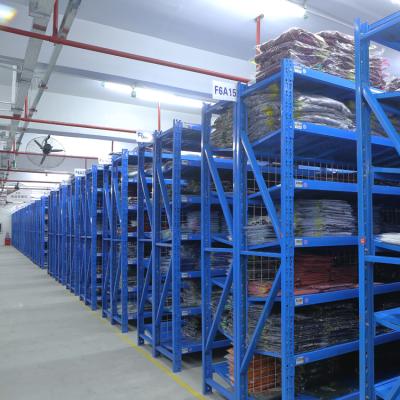 China Corrosion Protection Cold Rolled Warehouse Sheet Metal Storage Rack / Medium Duty Steel Warehouse Racking System for sale