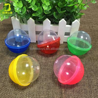 China Spherical Surprise Egg Capsule 55mm Empty Toys Vending Machine for sale