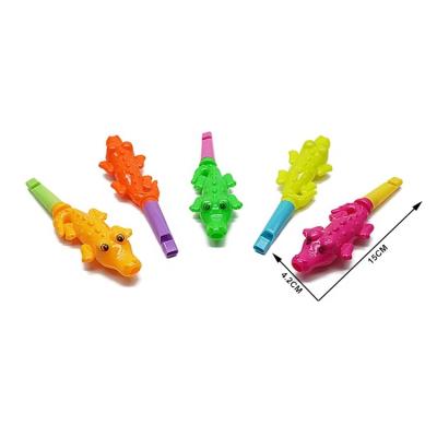 China Innovative Plastic Crocodile Whistle Toys Kids Capsule Gifts for sale