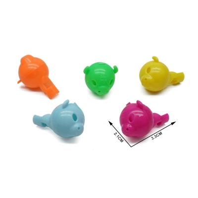 China Innovative Mini Plastic Cartoon Calf Whistle Toys for 35mm Capsule for sale