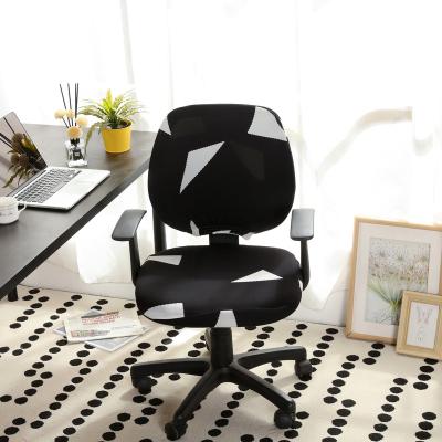 China Cheap Custom High Quality Office Computer Chair Cover Seat Stretch Excellent Elastic/Removable/Washable Office Chair for sale