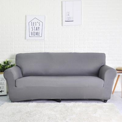 China Breathable Plain Elastic Comfort Sofa Cover Elastic For Living Room Whole Sale Spandex Printing Couch Corner Slipcover For Dropshipping for sale