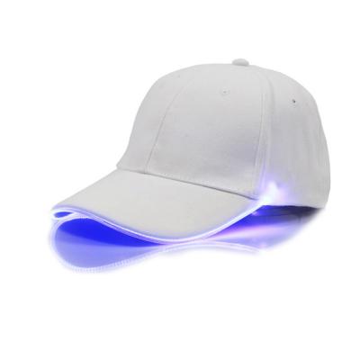 China BSCI Audit COMMON 100% Cotton LED Baseball Cap Sport Hat With Built-in Led Light for sale