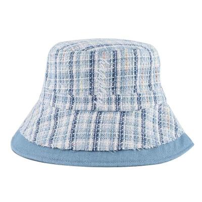 China Breathable French Rural Lace Desiner Summer Comfort Bucket Canvas Hat For Women for sale