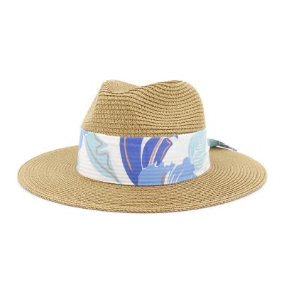 China New Fashion Spring Summer Bucket Hat Madame Raffia Wide Brim Beach Straw Hats With Braid For Women Breathable Hat for sale