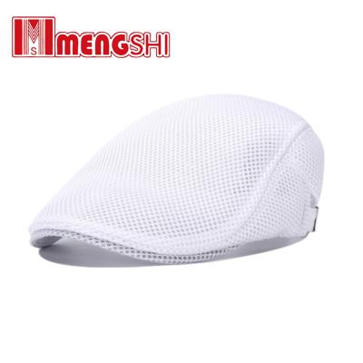 China Wholesale Custom Military Character Mesh Canvas Boat Beret Peaked Hat for sale