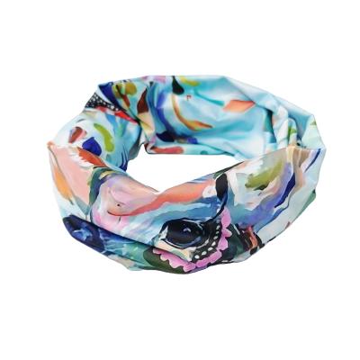 China New Selling Custom Printed Seamless Polyester Face Bandana Scarf Multifunctional Headwear Outdoor Sport Reusable Mask Elastic Washable Tube Cover for sale