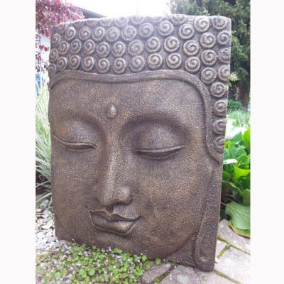 China Outdoor And Indoor Home Sculpture Bronze Buddha In Europe Wall Decoration Face Statue for sale