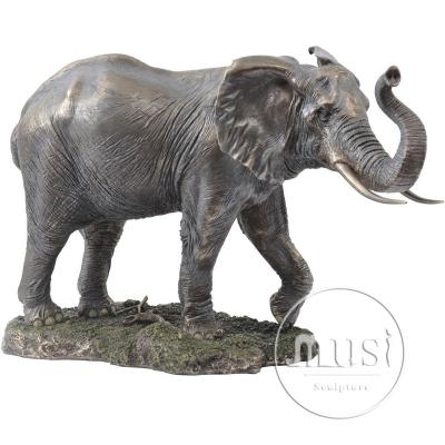 China Europe High Quality Outdoor Metal Craft Statue Life Size Bronze Elephant for sale