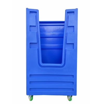 China Factory Hot type plastic hotel laundry trolley  tall boy trolleys used in hotel/shopmall support OEM for sale