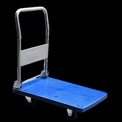 China Folding Industrial Foldable Plastic Platform Hand Truck Trolley from china supplier for sale