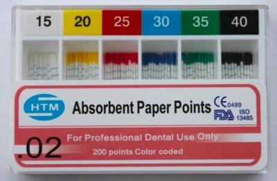 China Length Marked Absorbent Paper Point for sale