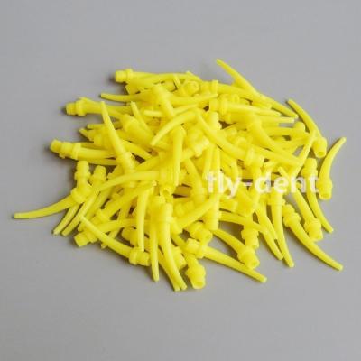 China Yellow Dental Disposable Intral-Oral Tip For Mixing Tip Manufacturer for sale