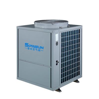 China Hotel 24KW Sprsun Air Source Heat Pump For Commercial Shower Water Heater for sale