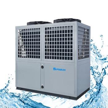 China Hotel A+ Air Source Heat Pump 88KW 100KW Industrial Hot Water Heat Pump Water Heater for sale