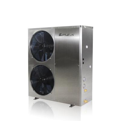 China Garage High COP Without Air Source Heat Pump 25C 20KW Stainless Steel Heater Cooling Hot Water for sale