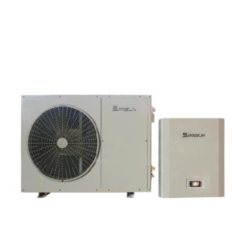 China Hotel 8.2 Kw Household EVI Heat Pump Split Water Air Water Heater For Cold Area for sale