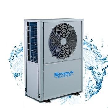 China Hotel SPRSUN Evi Heat Pump Packaged Heat Pump Heating and Cooling for Low Temperature for sale