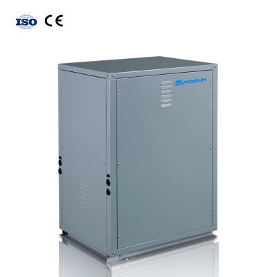 China OEM/ODM 3P 4P 10KW 15KW outdoor water to water heat pump heater for villa heating for sale