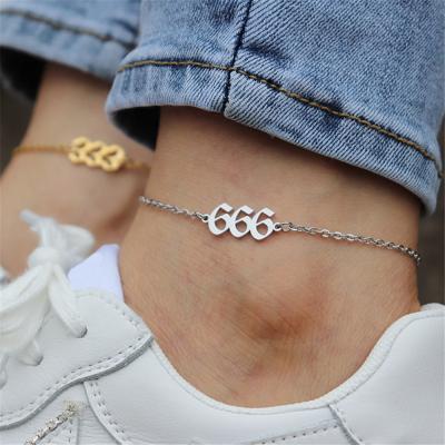 China Lead Free Nickel Free No Fades Amazon Success 18k Angels Figures Chain Anklets Gold Plated Stainless Steel for sale