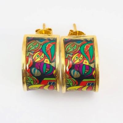 China Wholesale New Trendy Design Fashion Gold Enamel Star Enamel Jewelry for sale