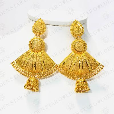 China FASHIONABLE Star Huggie Cartilage Earrings Gold Ball Designs Gold Jewelry Pattern Classic Design Gold Copper Earrings for sale