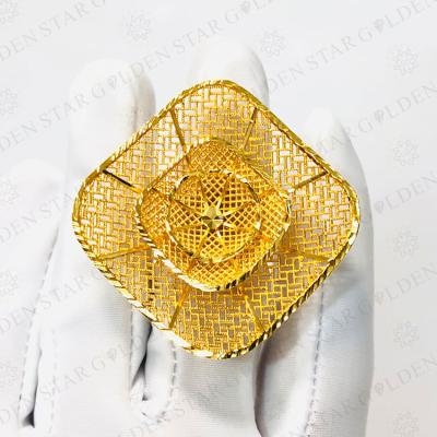 China Fashion Jewelry Star Gold Jewelry Africa Custom Gold Wedding Women Rings for sale