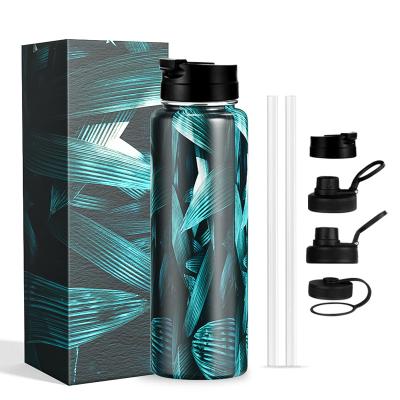 China wholesale cayi 14oz 18oz 24oz 32oz 40oz 64oz large capacity double layer stainless steel water bottle for sale