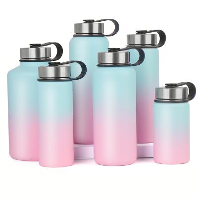 China Large Capacity 32oz Cayi Customized ODM Wholesale Double Wall Wide Mouth Stainless Steel Water Bottle for sale