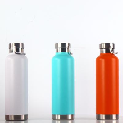 China Viable hot sale narrow mouth water bottle new product stainless steel hermos rubber liner flask for sale