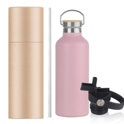 China PORTABLE High Quality Double Wall Thermos Vacuum Flask Stainless Steel Sports Water Bottle for sale