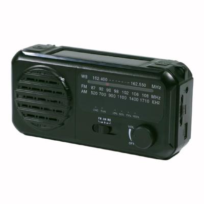 China Emergencia recargable accionada solar 1710KHz de la radio del LED Fm con el cargador USB en venta