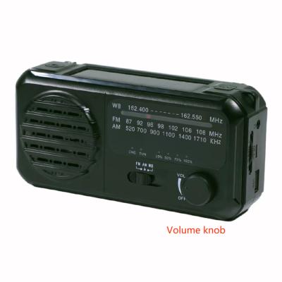 China 2800 mAh emergency outdoor dynamo radio 3 band solar hand crank radio for sale