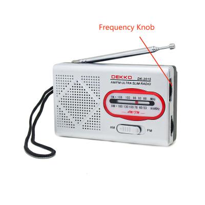 China Receptor de radio plástico del ABS FM 95m m 1600KHZ. Dóblese con el auricular estéreo Jack en venta