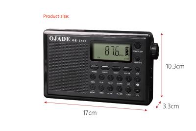 Chine Batterie démontable 10.2cm Bluetooth de Fm MW d'affichage de haut-parleur par radio de radio de commutateur Digital à vendre