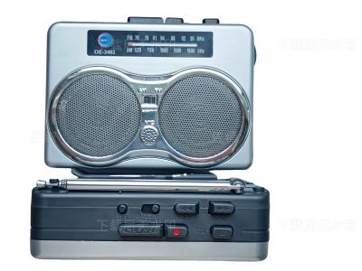 China Silvery FM AM-Kassetten-Tape-Player-Radio mit Aufnahmegerät in 2 Lautsprechern zu verkaufen