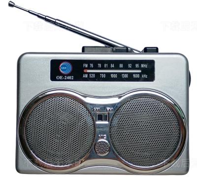 China Plastic cassette radio ingebouwde 2 luidsprekers, handheld cassette radio Te koop