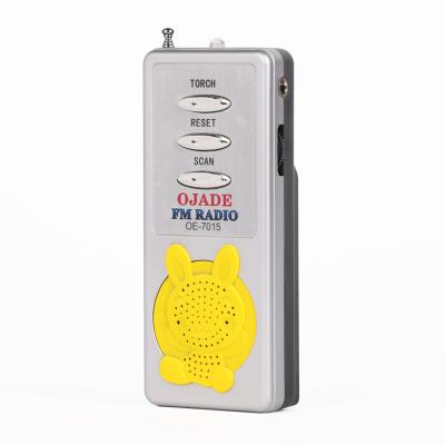 China 88-108 MHz FM-frequentiebereik Handheld FM Auto Scan Radio met blijvende antenne Te koop