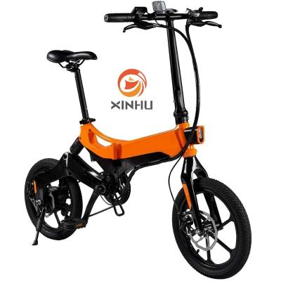 China XINHU Electric Bike Torque Sensor City Bike Lady Electric Foldable Electric Bike Lady Walking Manufacturer Price for sale