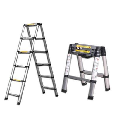 China Multipurpose Aluminum Folding Hand Truck Telescopic A Frame Extension Ladder for sale